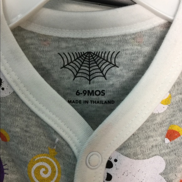 Halloween 6/9 Month Sleep Play Pajama Bib NWT - Picture 2 of 6